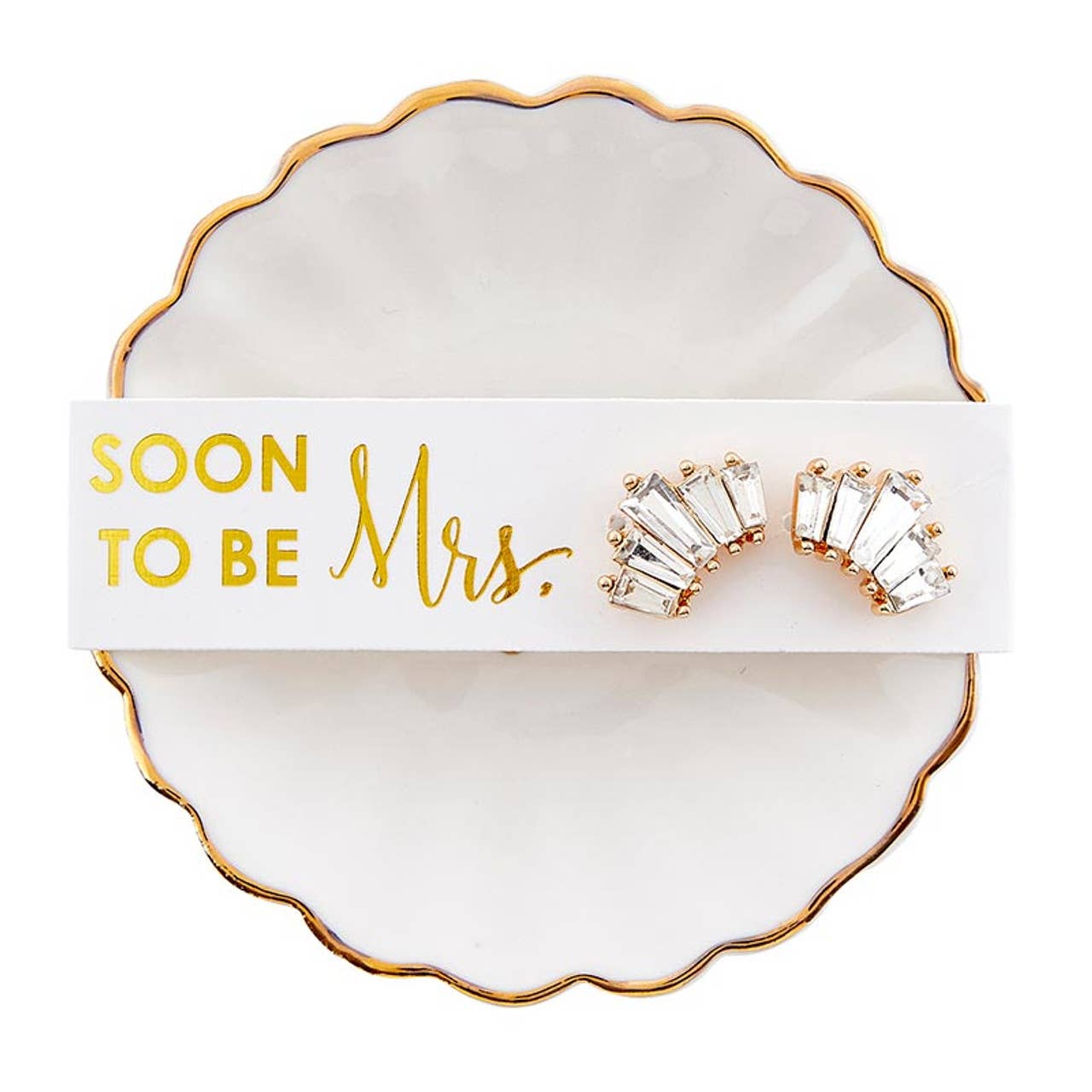 Mrs. Earring + Tray Set