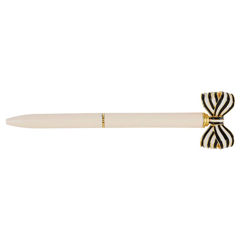 Santa Barbara Design Studio by Creative Brands - Striped Bow Pen - Blush