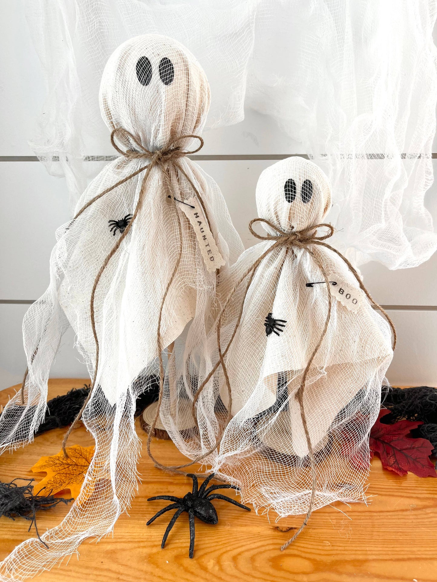 Kate + Em - Rustic Primitive Halloween Ghost Home Decor-3 Sizes: X-Large
