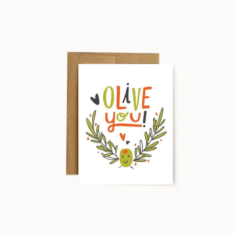 Hello Doodle - Olive You Card
