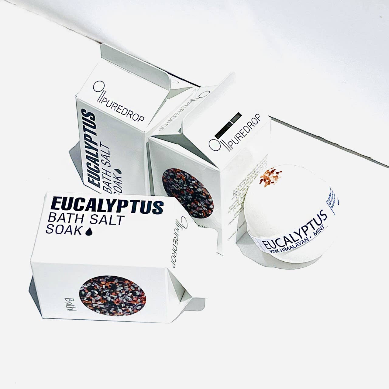 Pure Drop - Eucalyptus Menthol Black Lava Bath Salt