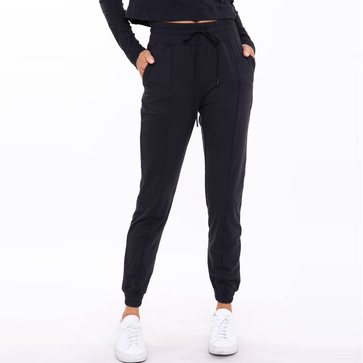 Mono B - Nylon-Lycra Athleisure Joggers