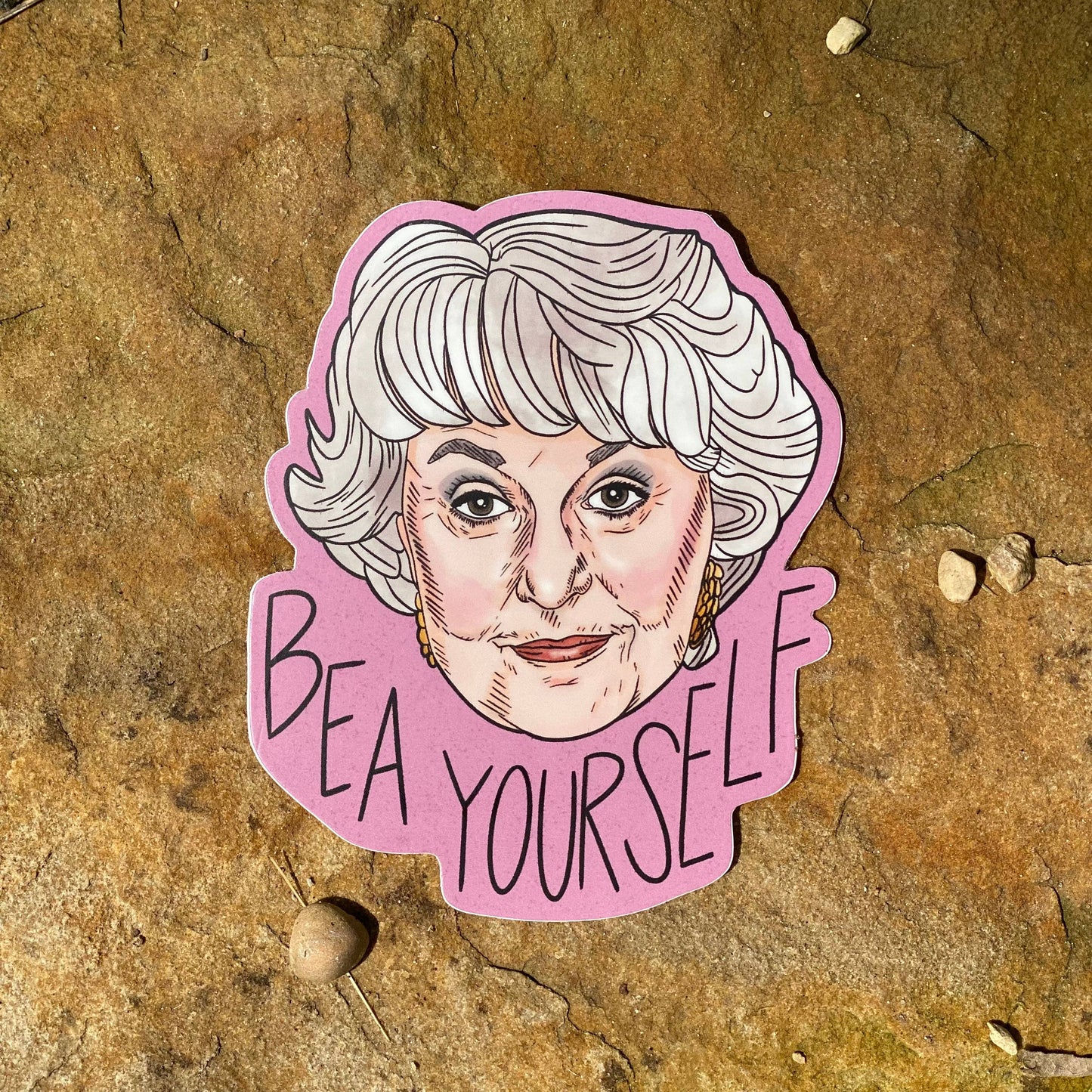 Pretty Good Cards - Bea Yourself Sticker