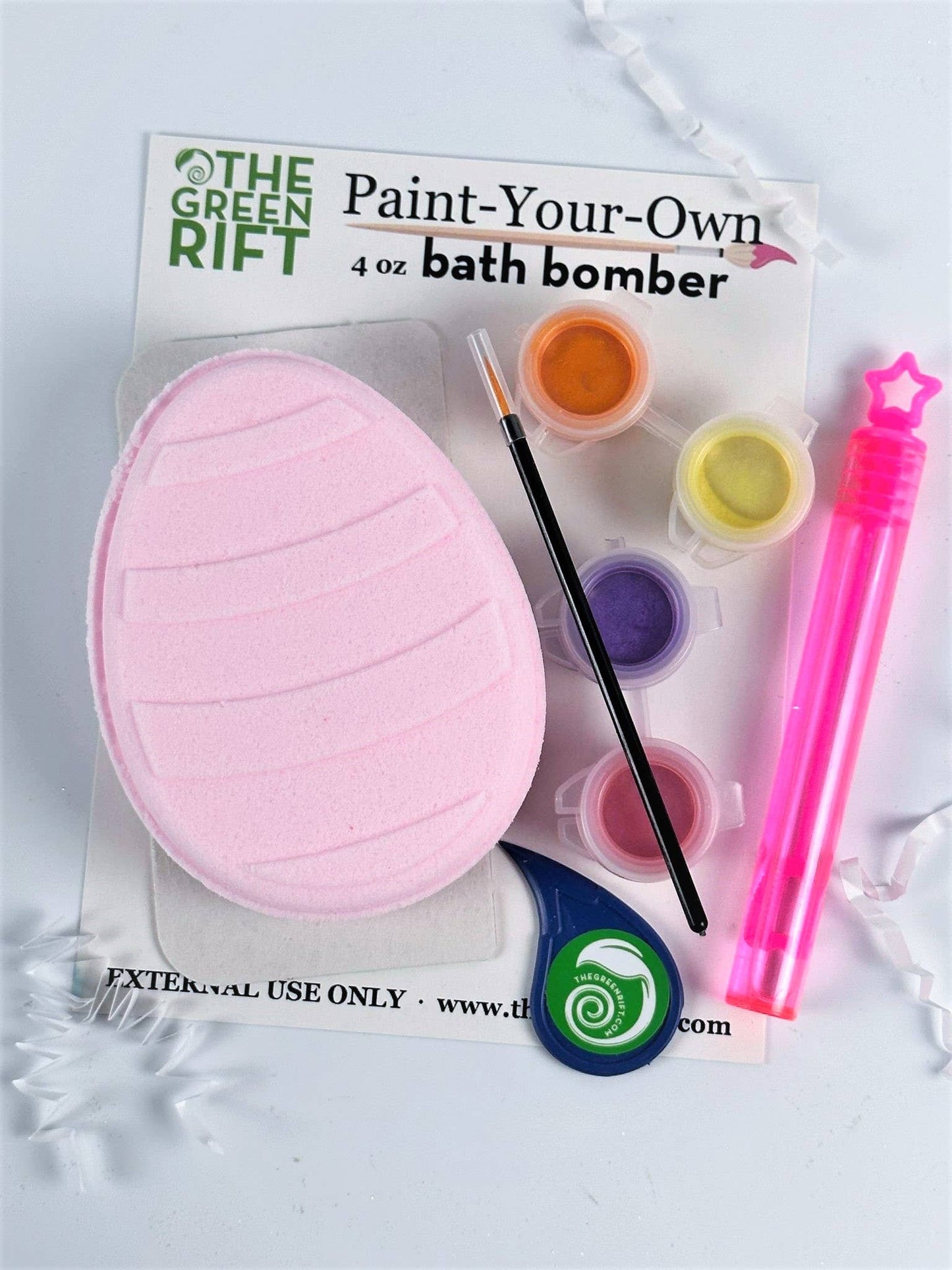Paint-Your-Own Easter Egg Bath Bomb