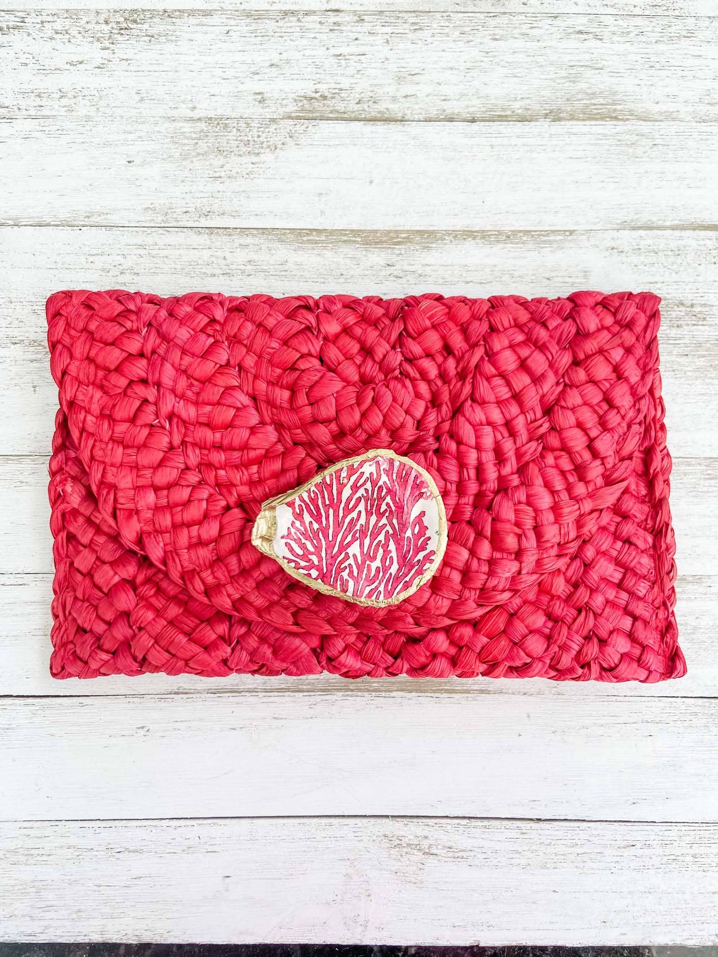 Made on Maidstone - Sea Fan Oyster Shell Clutch