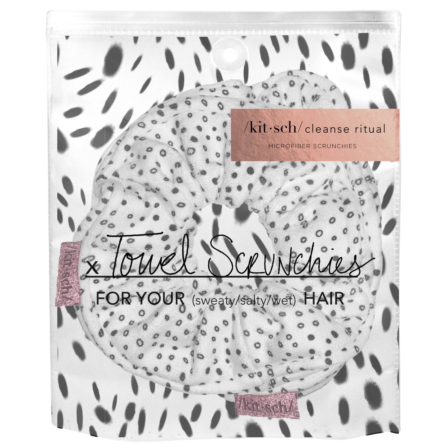 KITSCH - Microfiber Towel Scrunchies - Micro Dot