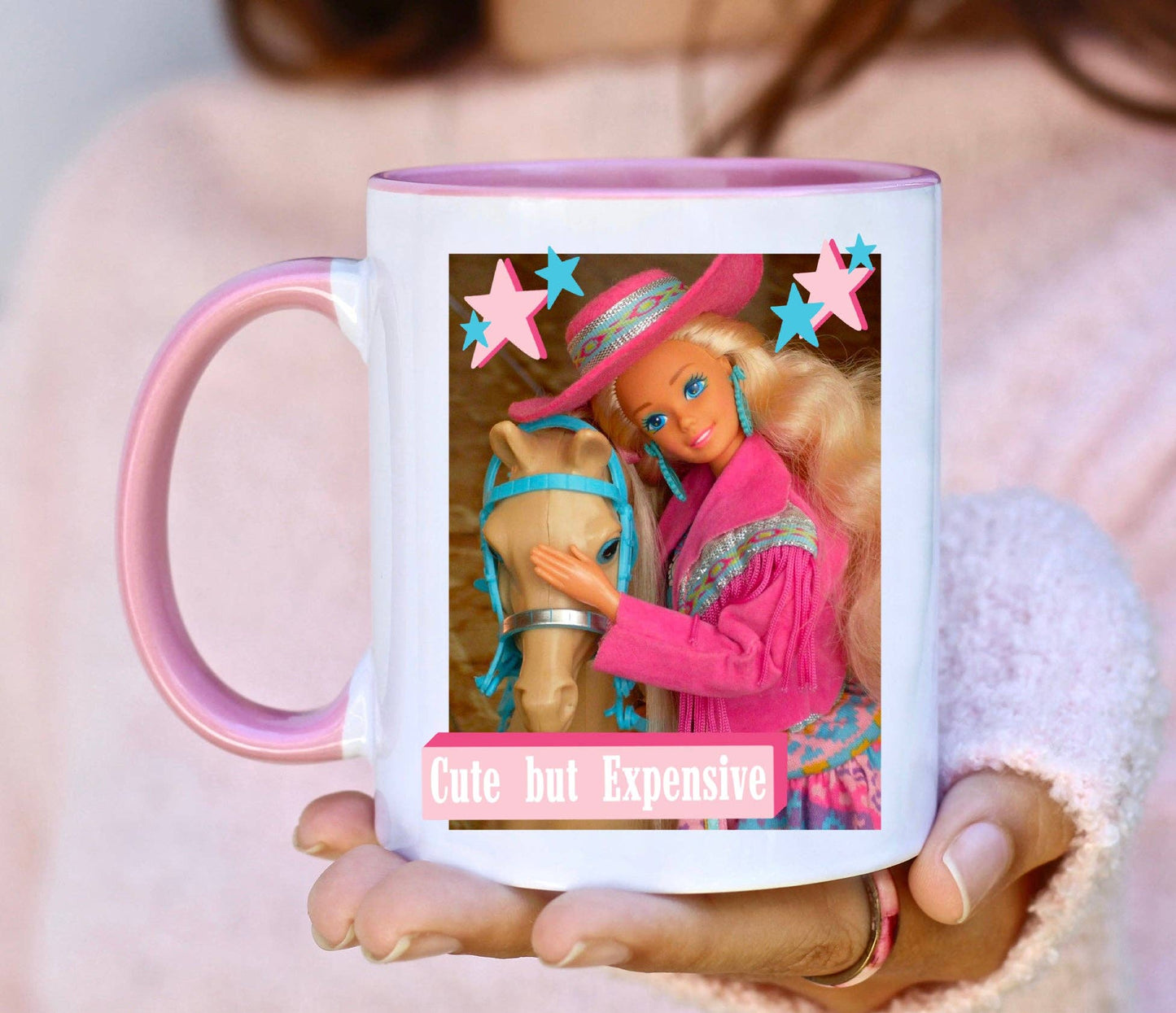 Ace the Pitmatian Co - Cowgirl Cute But Expensive Mug