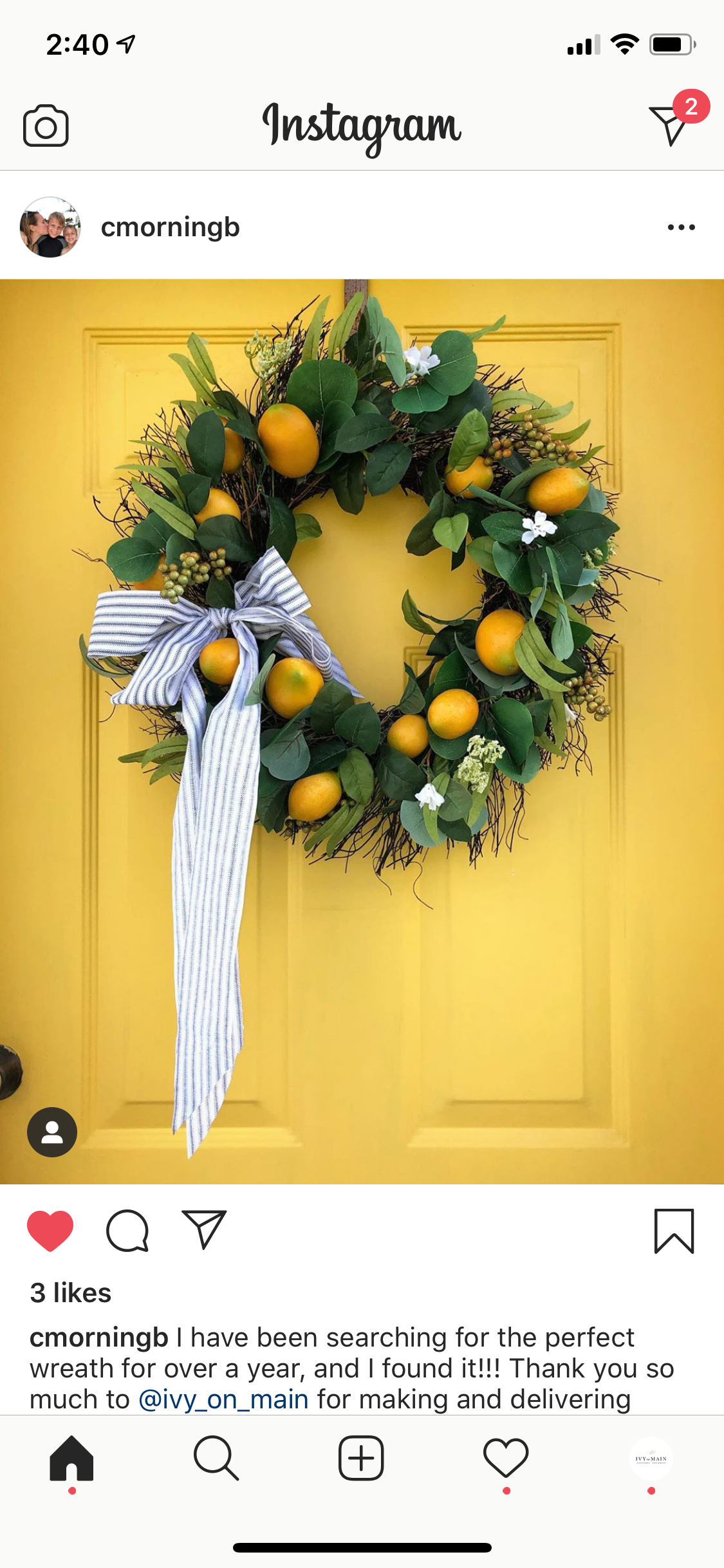 Lemon Wreath