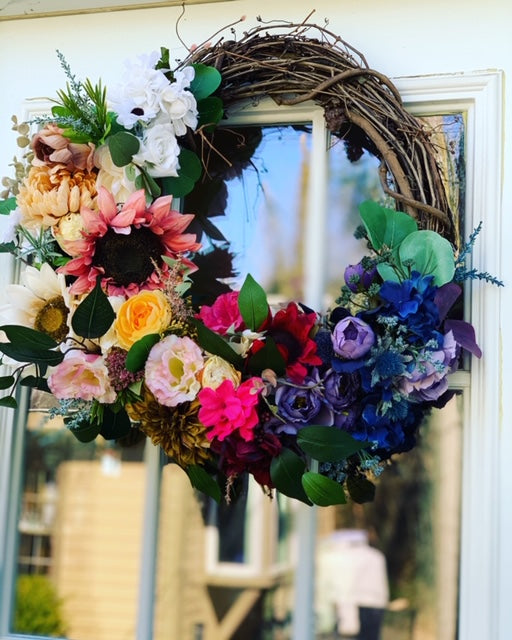 Lush Ombre Wreath