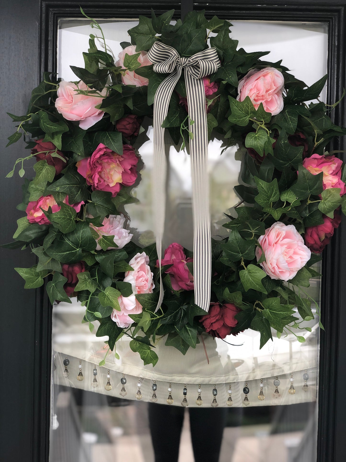 Lush Peony Wreath
