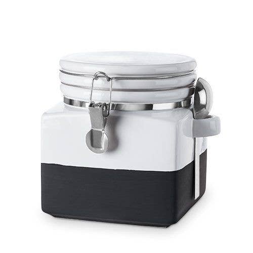 Twine - Pantry: Chalk Dipped Extra Small Ceramic Canister
