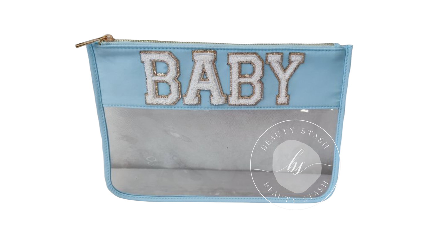 Beauty Stash - BABY Clear Luxury Nylon Pouch