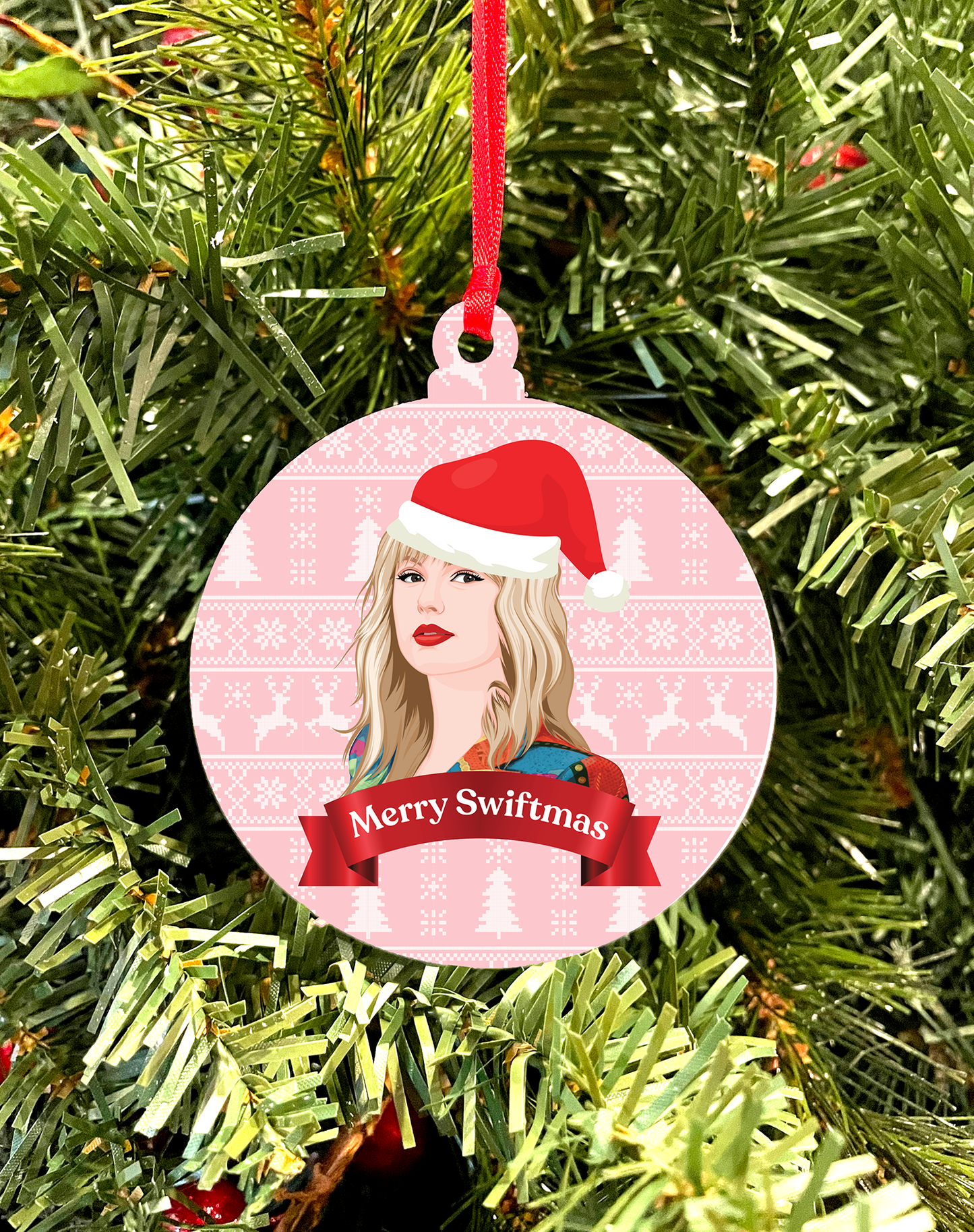 Versatile Coasters - Taylor Swiftmas - Tree Ornament