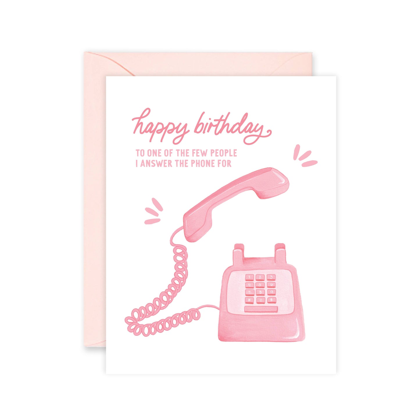 Isabella MG & Co. - Pink Vintage Phone Card