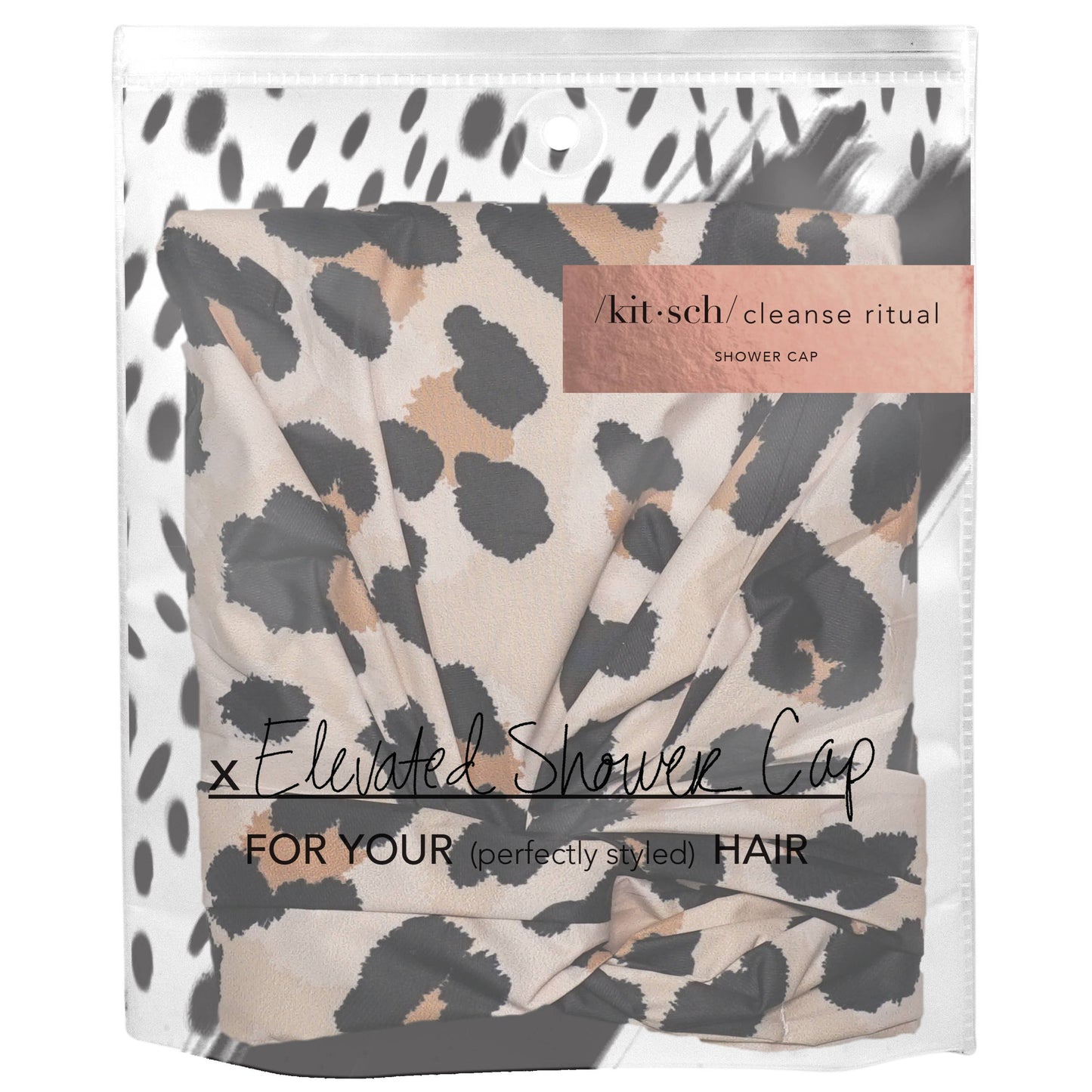 KITSCH - Leopard Shower Cap