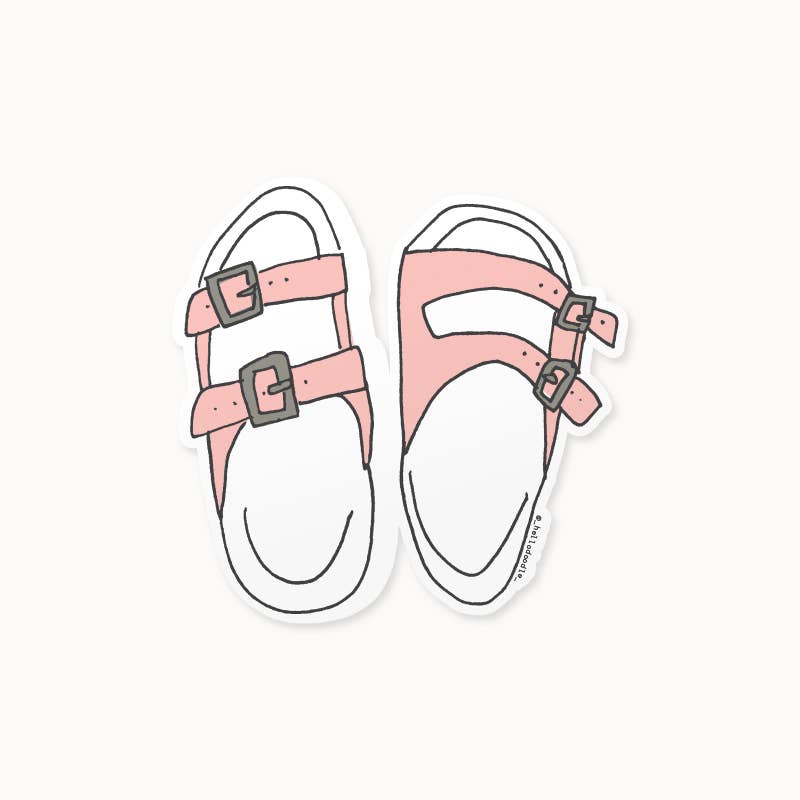 Hello Doodle - Birkenstocks Sticker