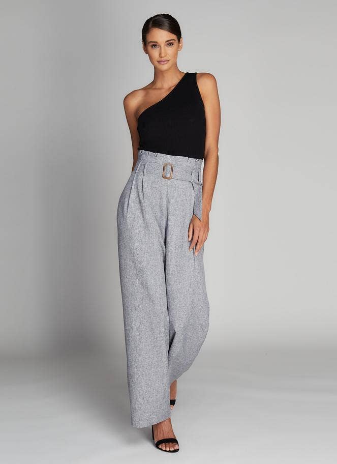 C'est Moi Clothing Co - Wide Leg Belted Pants