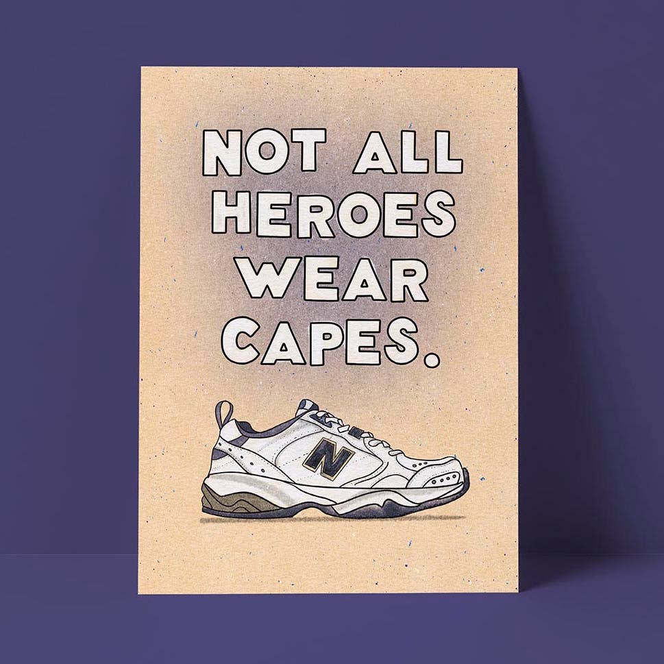 Pretty Good Cards - Enormous White Shoes Card