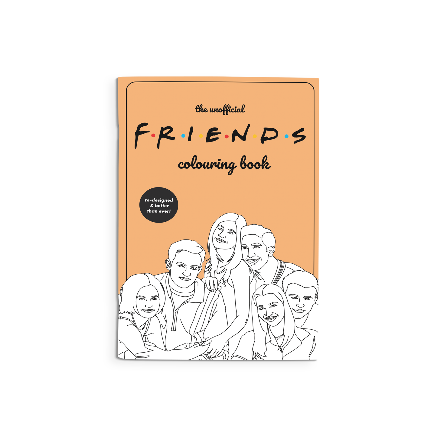 Party Mountain Paper co. - Friends Colouring Book