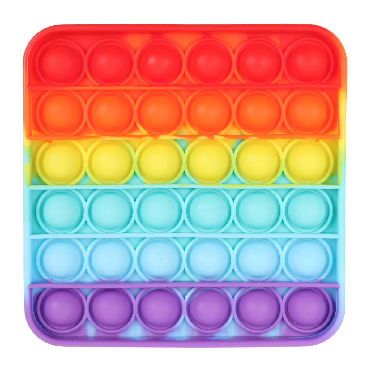 MYS Wholesale Inc - HDM3419-1-POP FIDGET SENSORY AND STRESS RELIEVER TOY SQUARE