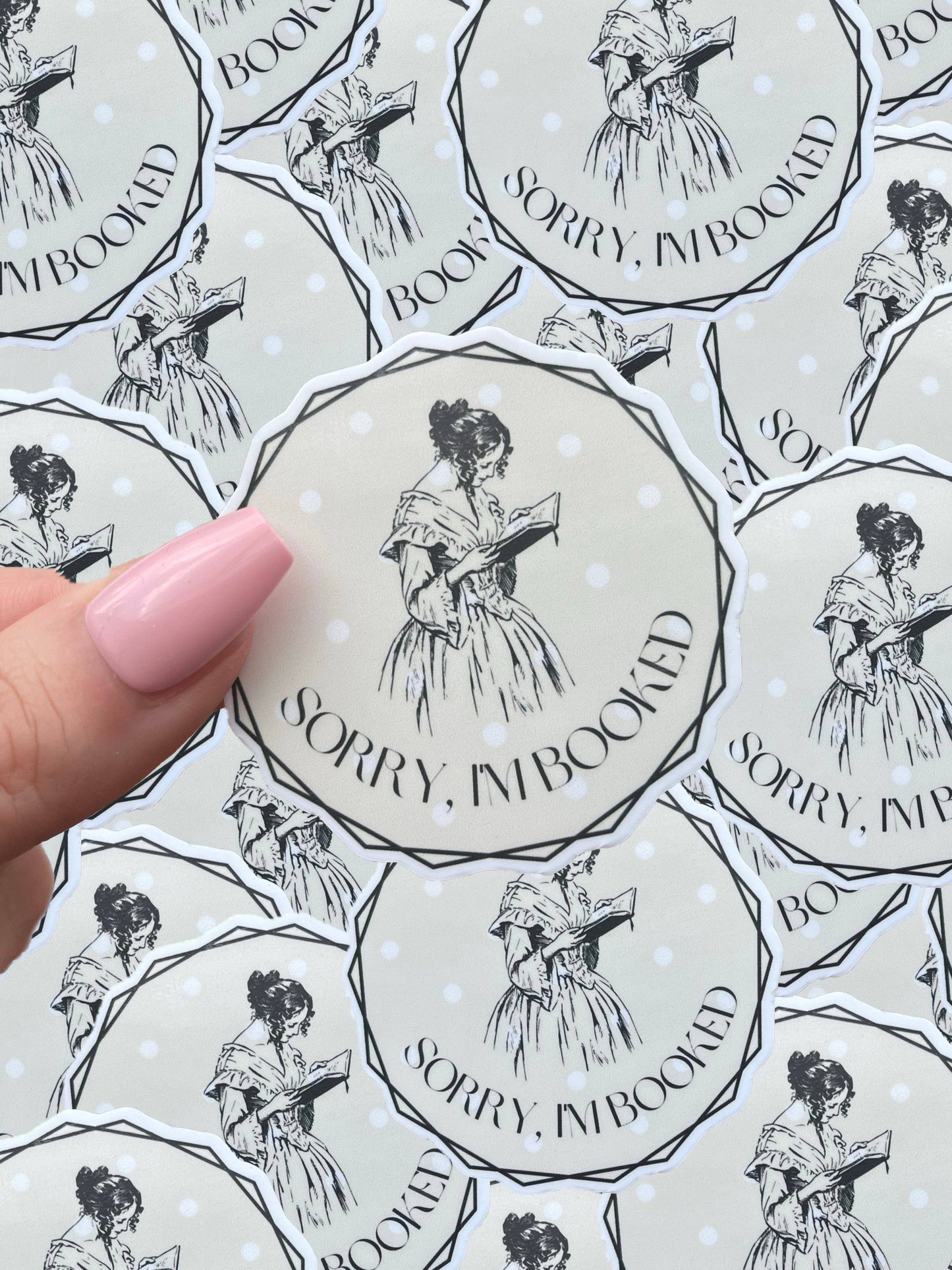 Typo Lettering Co - Sorry, Im booked waterproof sticker