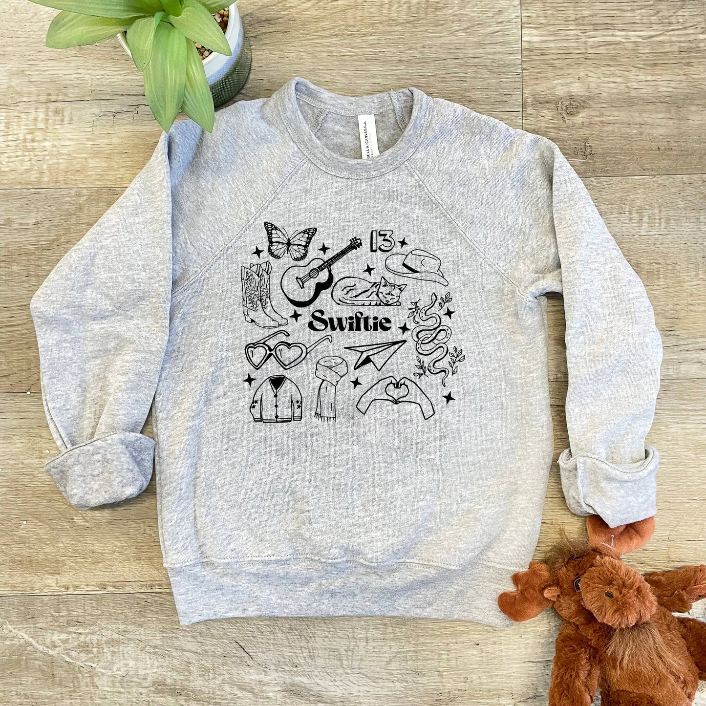 Moonlight Makers - Swiftie Collage - Unisex Kid's Sweatshirt - Gray