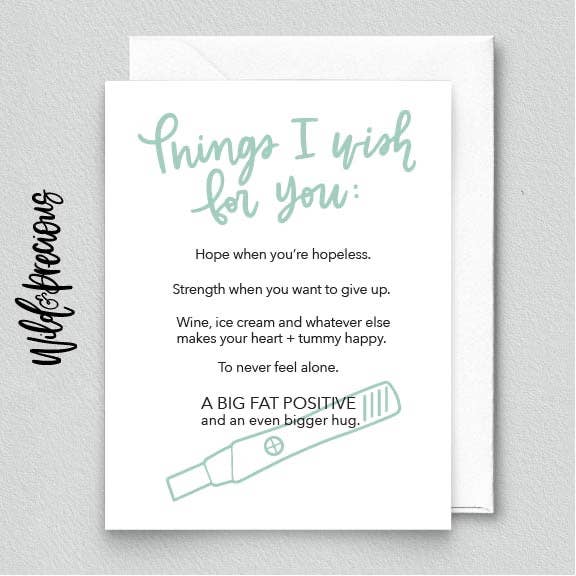 Wild & Precious - Things I Wish for You Card