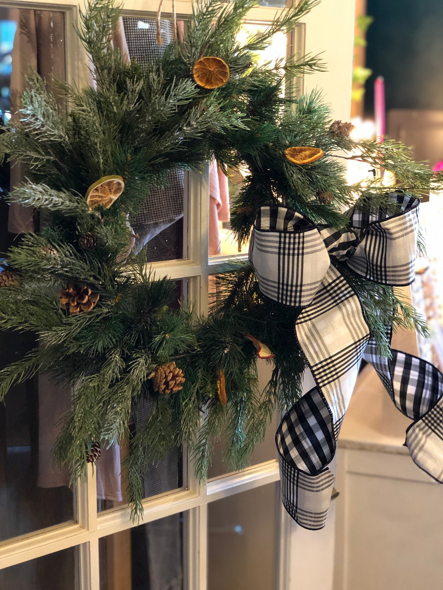Farmhouse Holiday Wreath