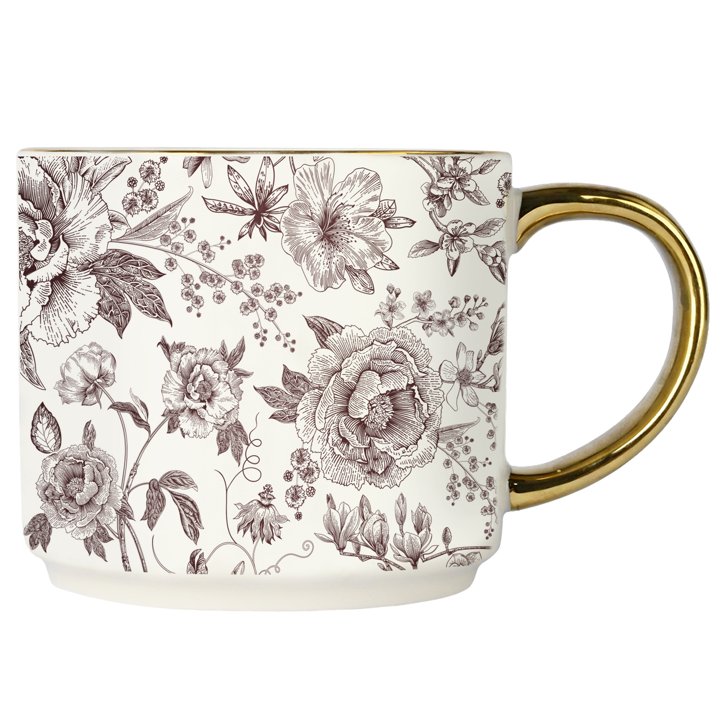 Sweet Water Decor - Brown Delft Coffee Mug - Fall Decor & Gifts