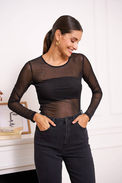 Choklate Paris - Mesh Top - Black