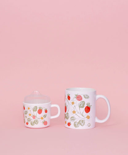 Helmsie - Strawberry Mama and Me Cup Set
