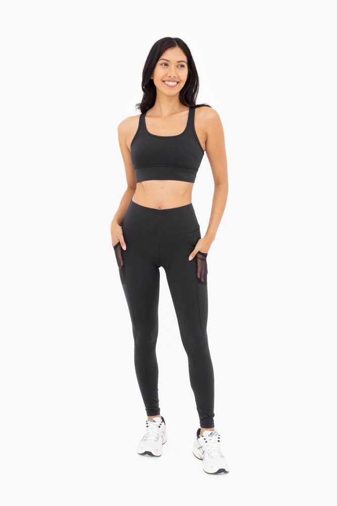 Mono B - Contour Band Essential Lycra Highwaist Leggings