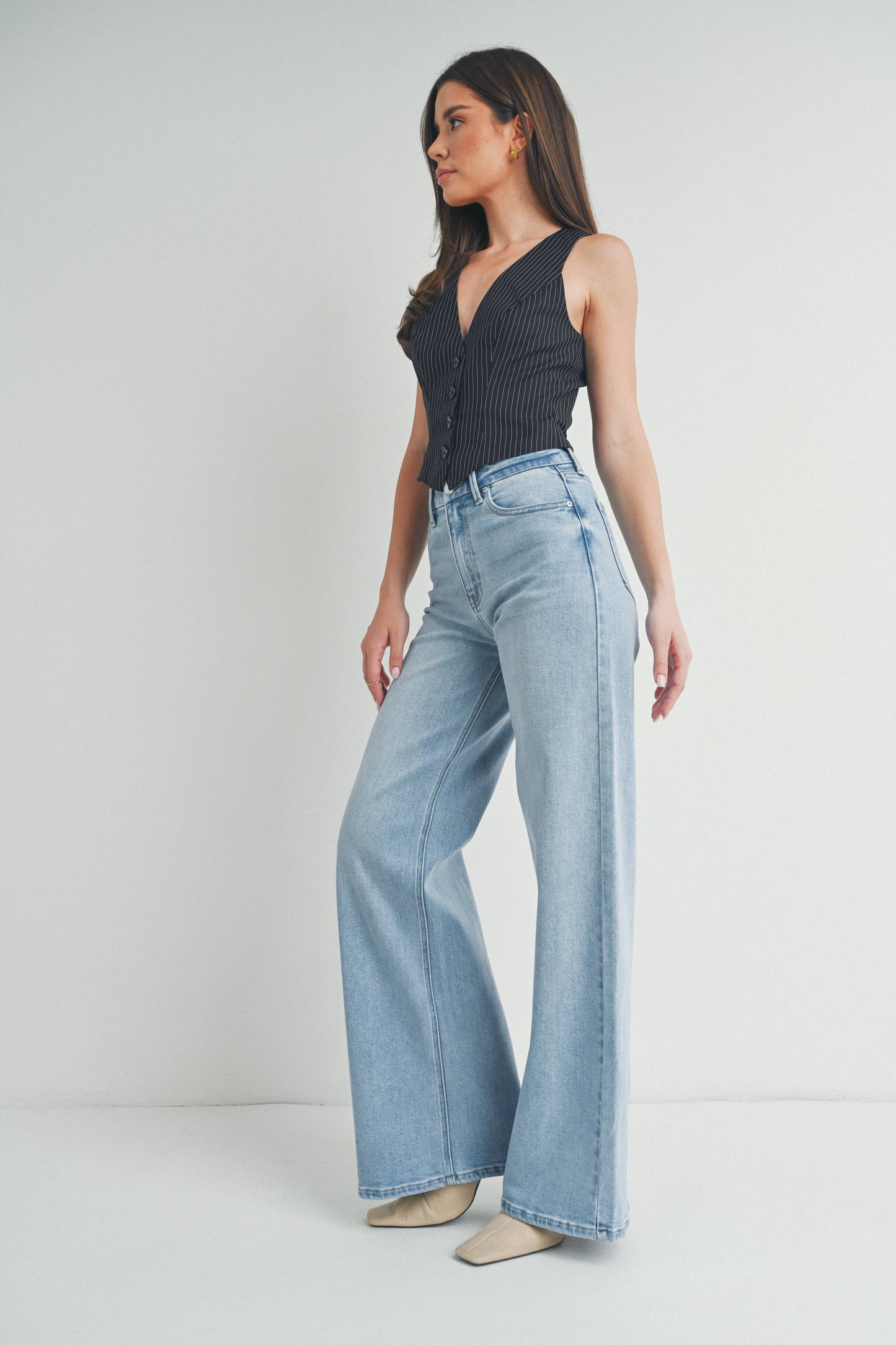 JBD - High Rise Palazzo Wide Leg