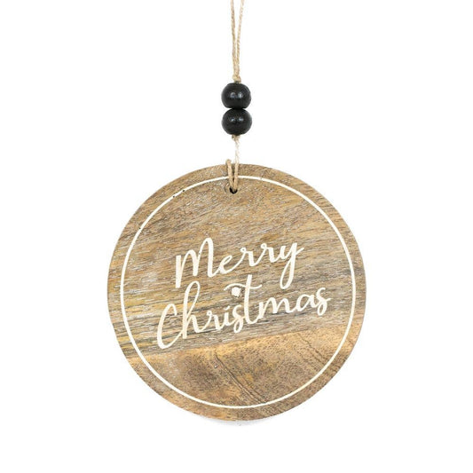 Adams & Co. - Merry Christmas Mango Ornament - 4x4