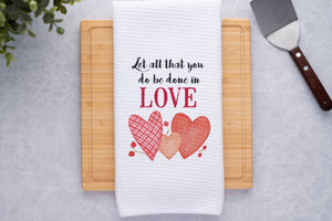 Canary Road - Done in Love Valentine Towel