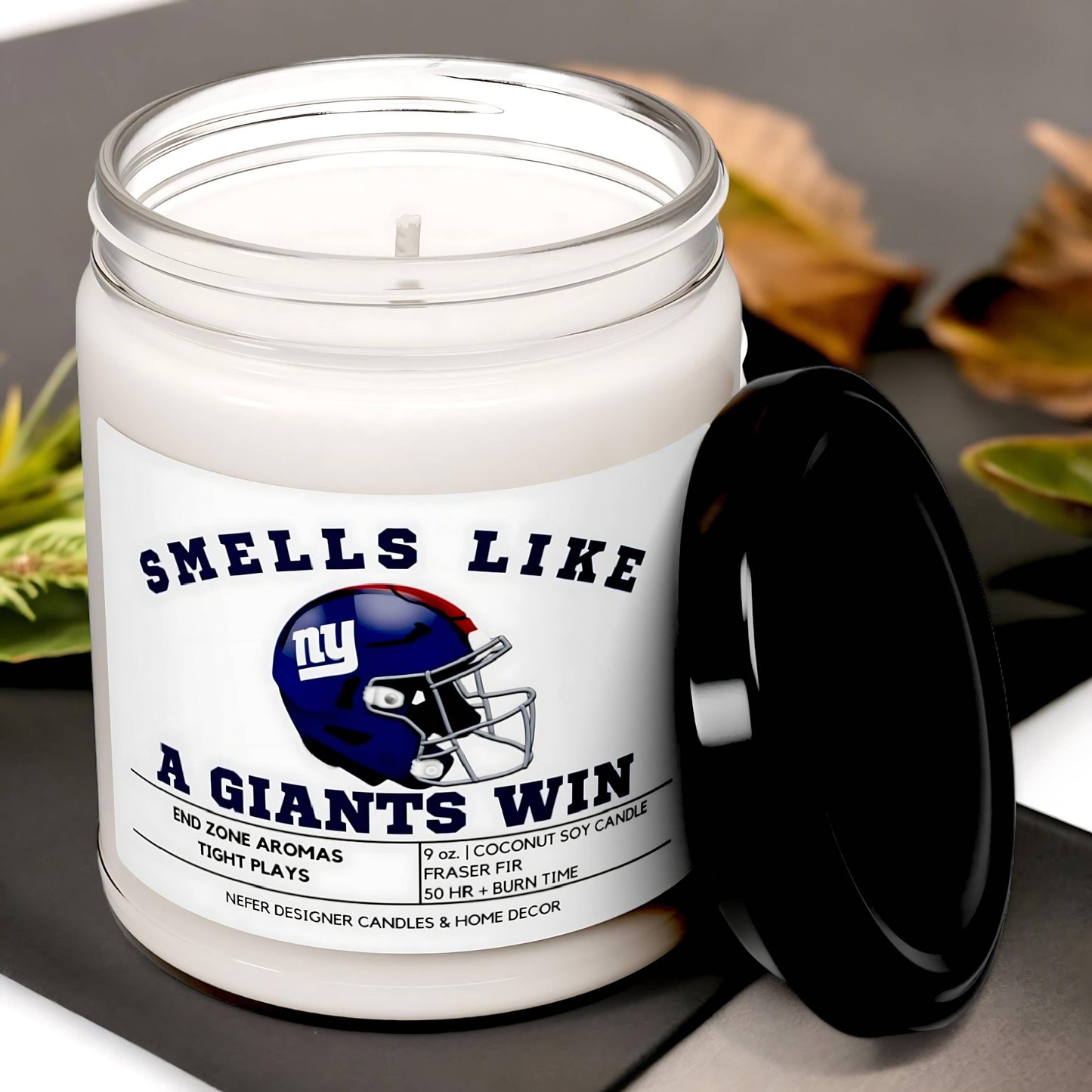 Nefer Designer Candles & Home Decor - Smells Like a New York Giants Win