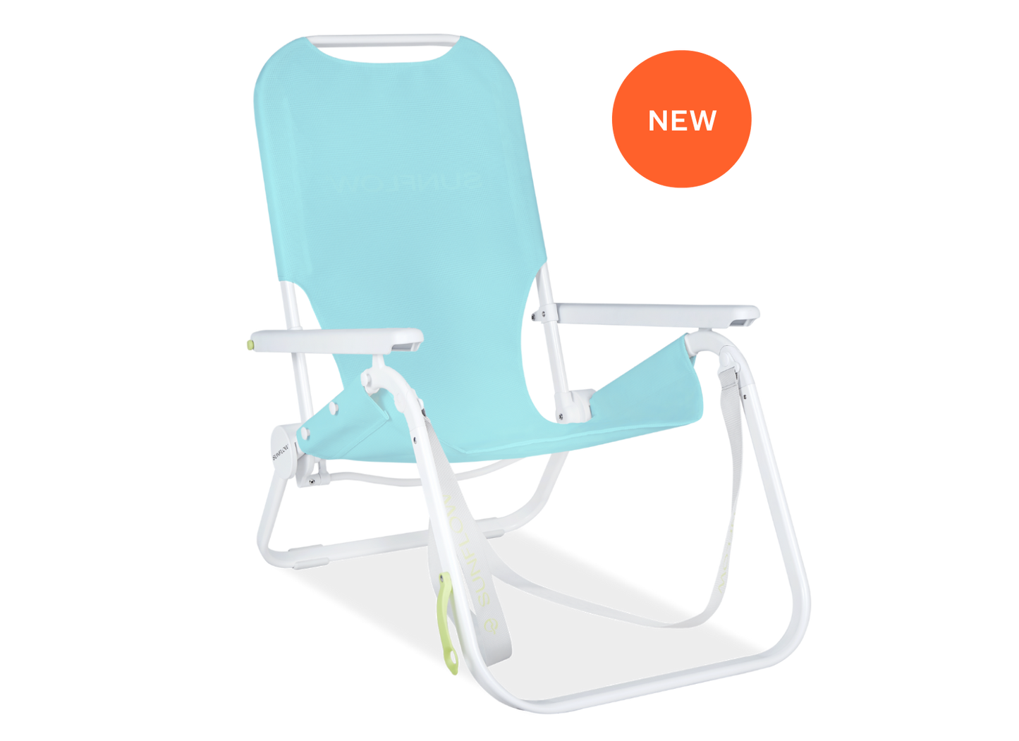 SUNFLOW - The Shore Thing Chair: The Shore Thing Chair with Sun Shade and Drink Holder / Rosé Pink