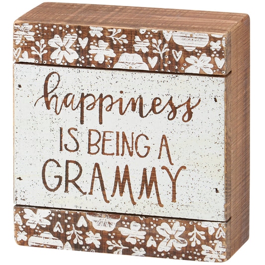 Primitives by Kathy - Being A Grammy Slat Box Sign