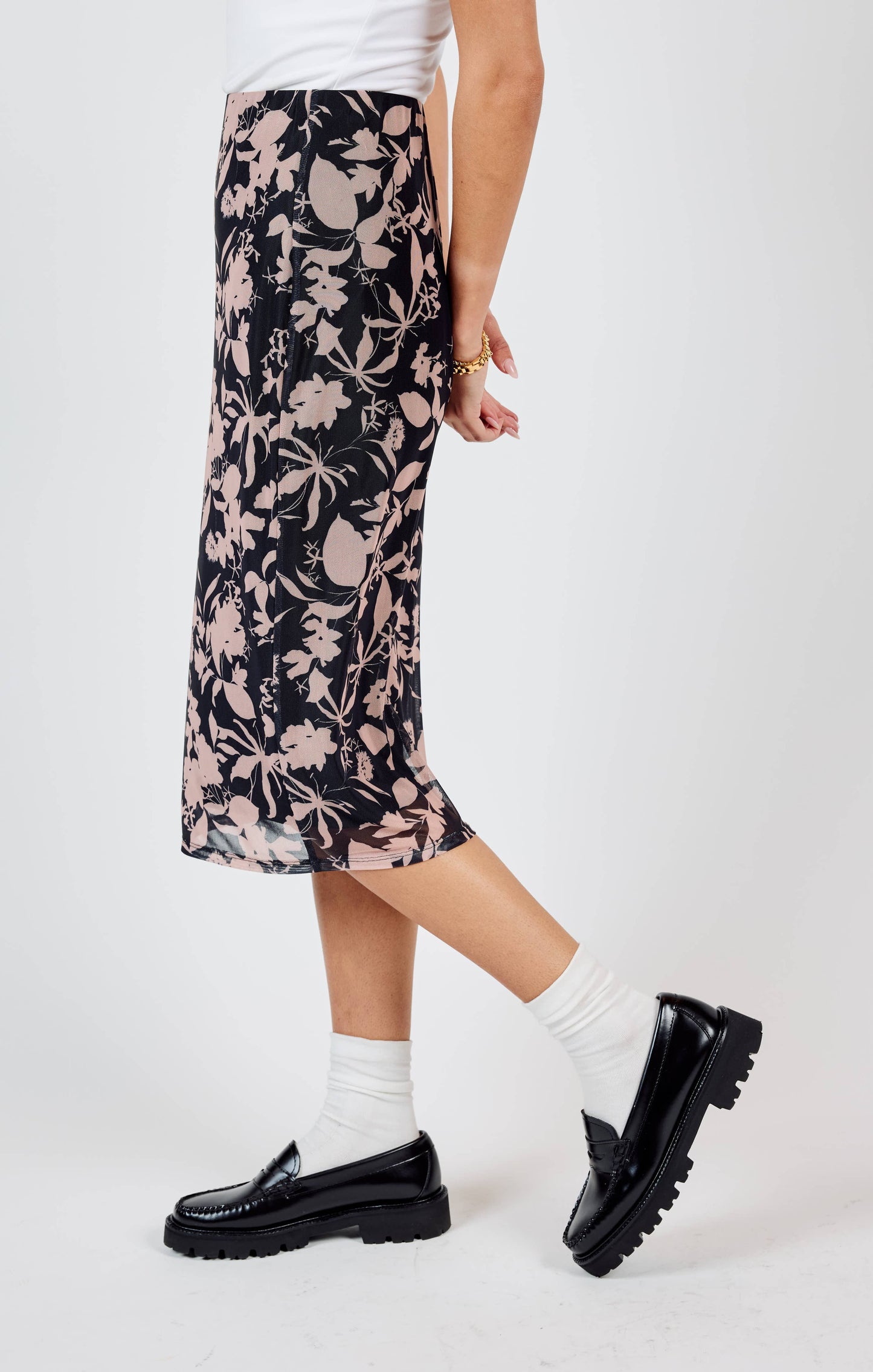 Sadie & Sage - Rejuvenate Mesh Midi Skirt