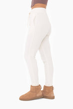 Mono B - French Terry Cuffed Skinny Joggers - Natural