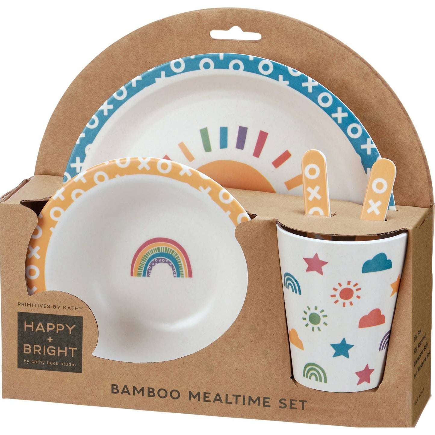 Primitives by Kathy - Sunshine And Rainbows Meal Set