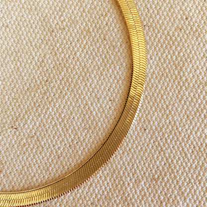 GoldFi - 18k Gold Filled Herringbone Bracelet