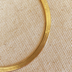 GoldFi - 18k Gold Filled Herringbone Bracelet