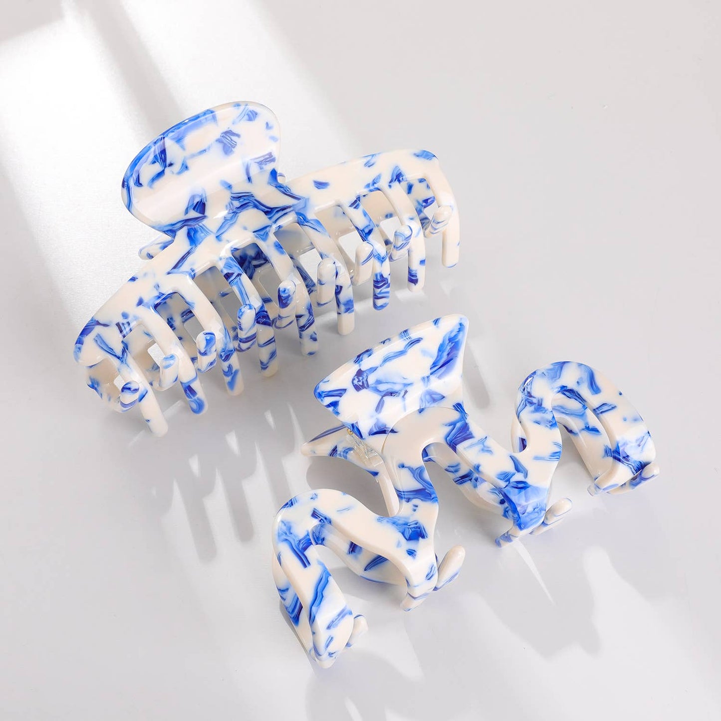 Adorro - Coastal Blue Assorted Eco-Friendly Claw Clips