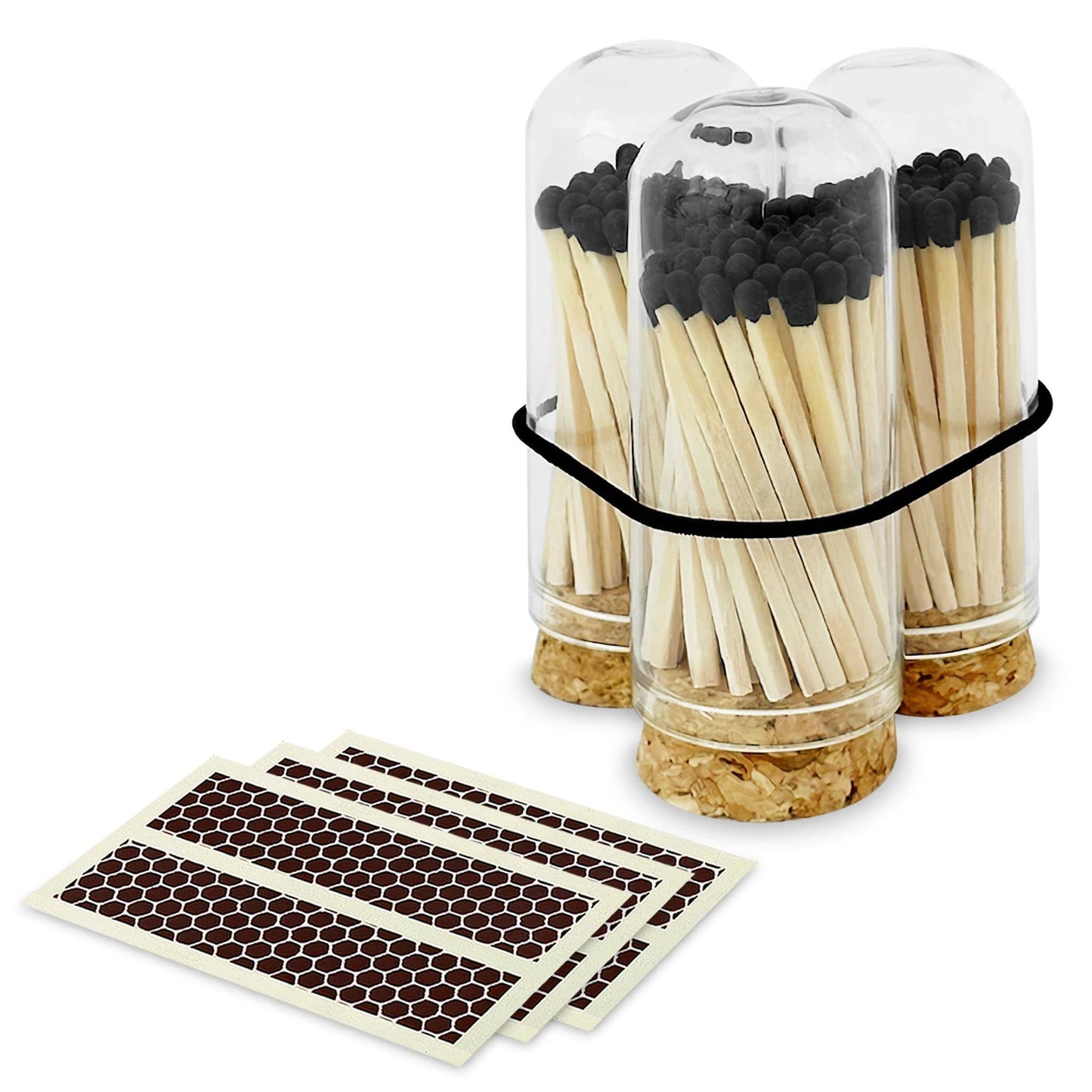 Thankful Greetings - 2" Matches + Mini Cloche - Colors of Your Choice + Strikers