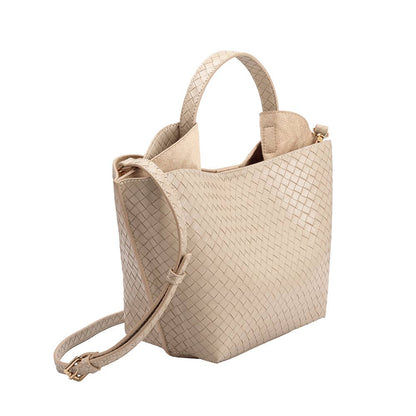 Melie Bianco - Terri Bone Medium Recycled Vegan Tote Bag