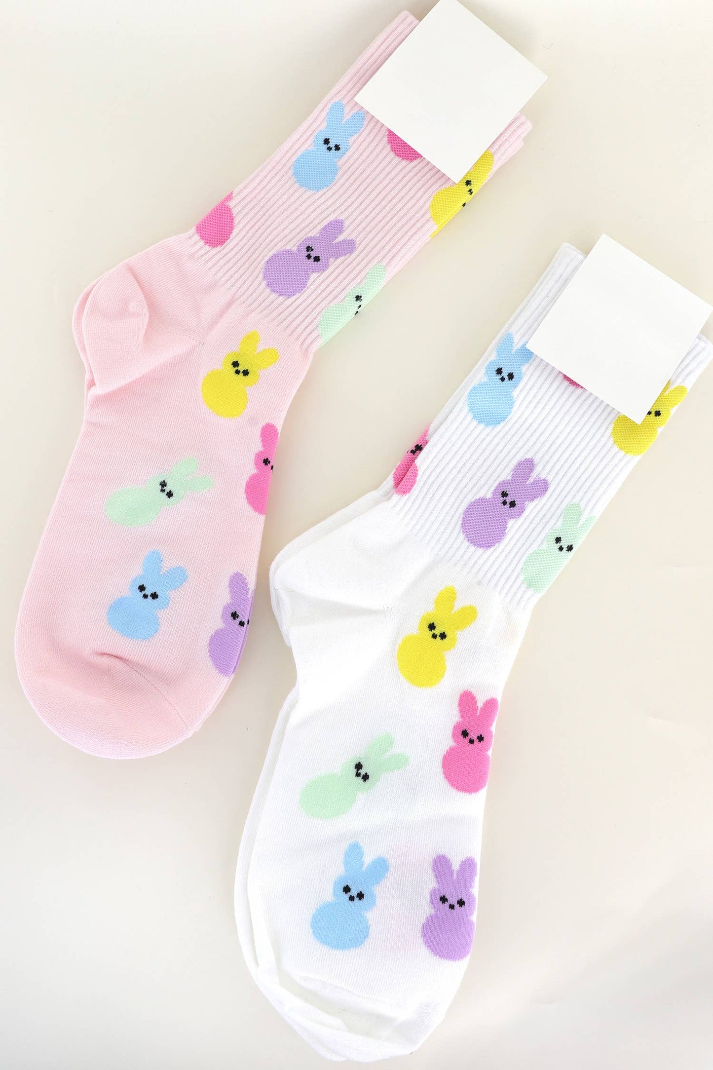 SP Sophia Collection - Easter Bunny Knit Rabbit Crew Socks