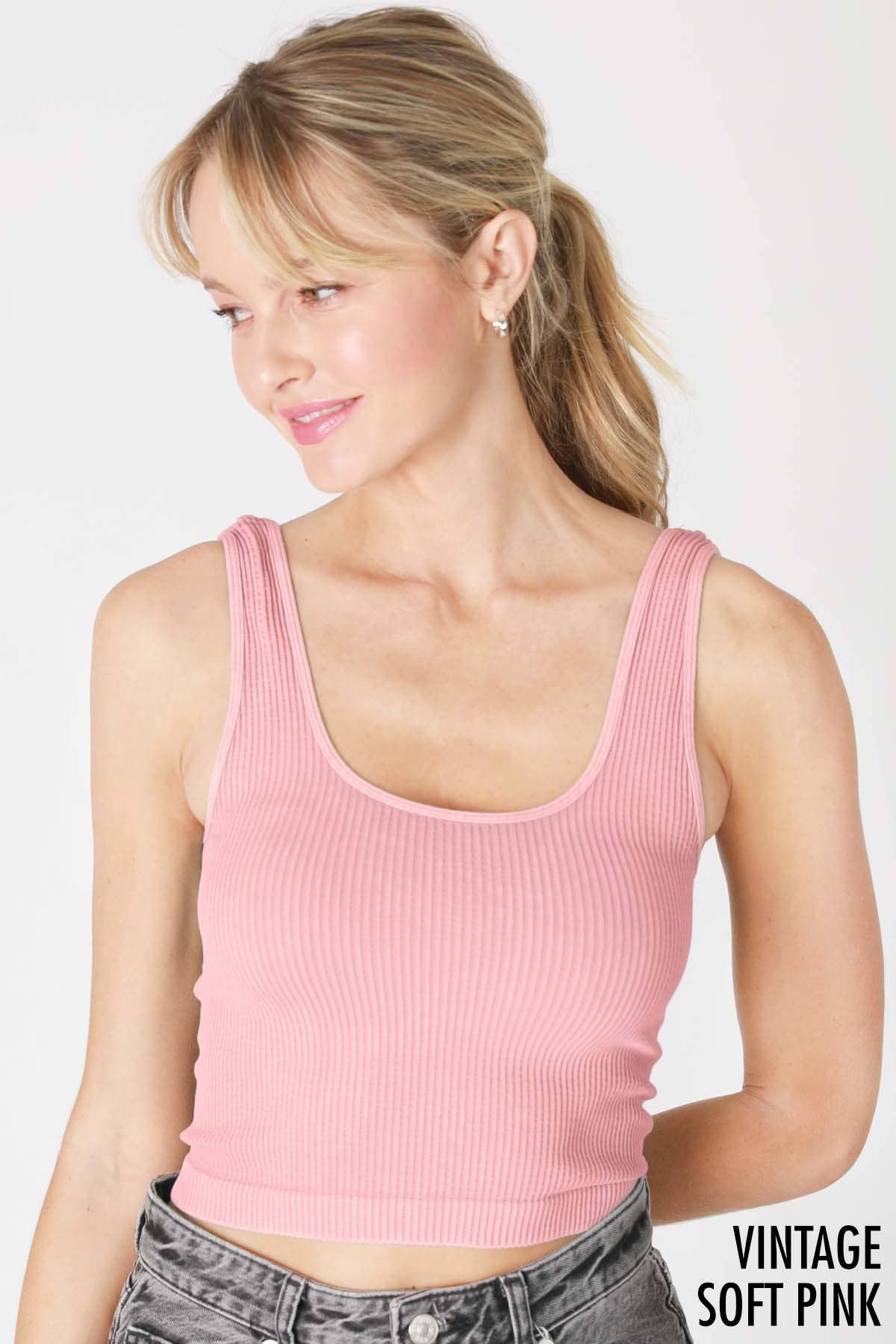 NIKIBIKI - NS8153 - Vintage Reversible Crop Top