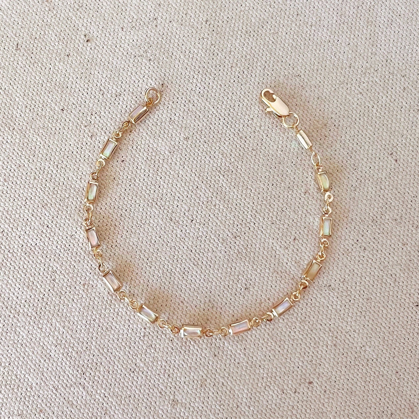 GoldFi - 18k Gold Filled Opal Bracelet