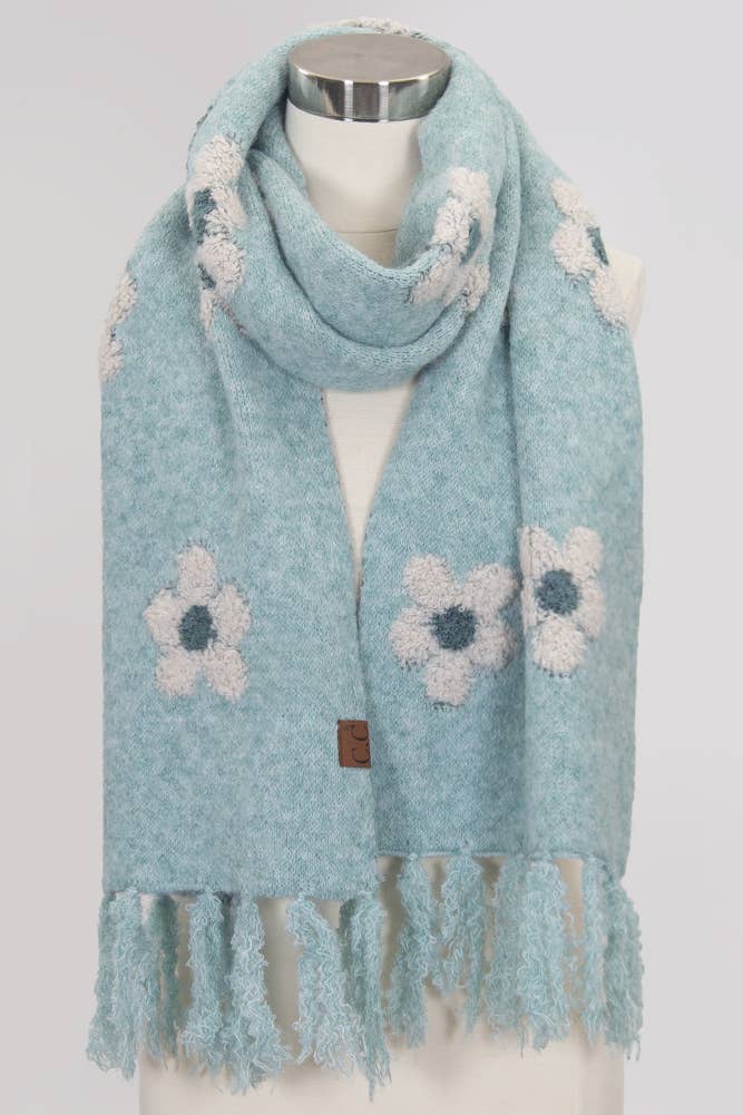Hana - C.C Daisy Pattern Scarf